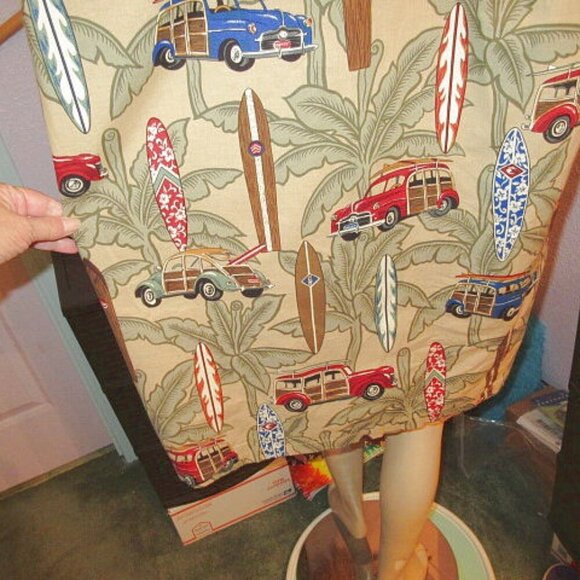Vtg Pacific Legend Hawaiian Camp Shirt Mens 4XL Button Up Woody Surf Board USA - Picture 9 of 10
